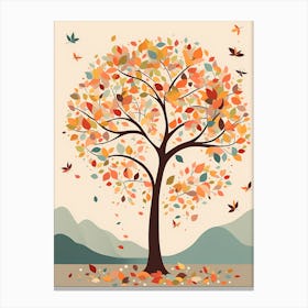 Seasons of Blossom 3 VECTOR ART Canvas Print