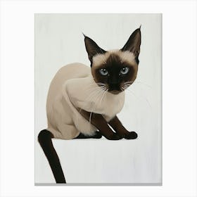Tokinese Cat Painting 2 Canvas Print