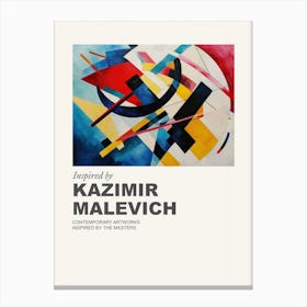 Museum Poster Inspired By Kazimir Malevich 1 Canvas Print
