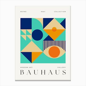 Bauhaus Mid Century Modern  Canvas Print