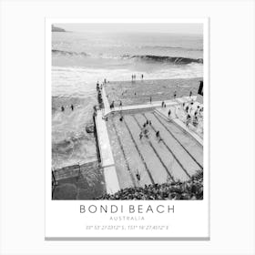 Bondi Beach Australia Canvas Print