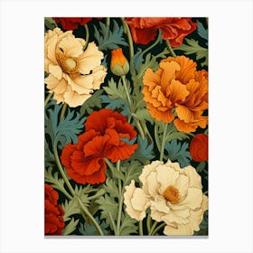 Poppy Seamless Pattern Canvas Print