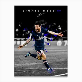 Lionel Messi Psg 1 Canvas Print