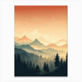 Landscape Painting 1 Canvas Print