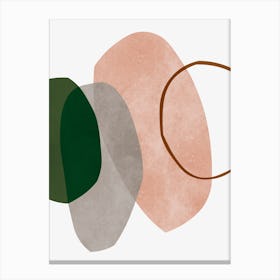 Abstract boho shapes 9 Canvas Print