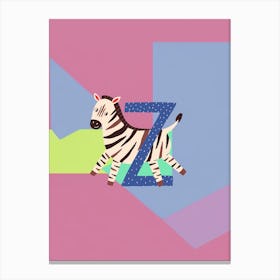 Kids Initials Z Canvas Print