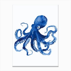 Blue Octopus Canvas Print