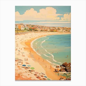Bondi Beach Golden Tones 3 Canvas Print