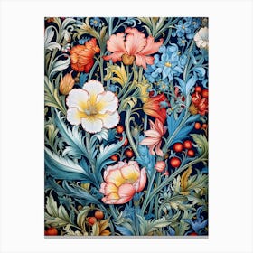 William Morris Floral Canvas Print