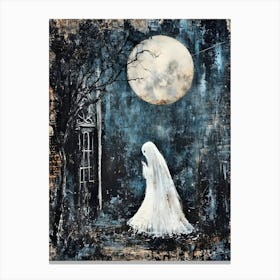 Ghost In The Moonlight Canvas Print