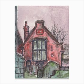 The Old Grammar School, Ashford, 10th Feb 2024 Canvas Print