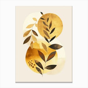 Gold Leaf Canvas Print 8 Canvas Print