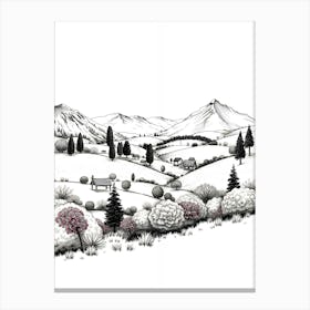 Winter Landscape 8 Canvas Print