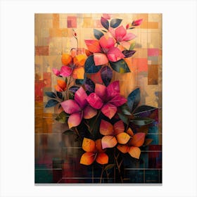 Abstract Floral Painting 2 Canvas Print