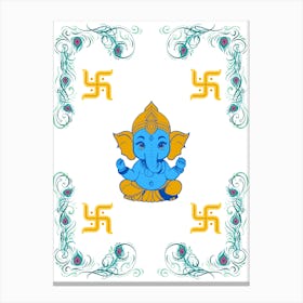 Small Ganesh  Canvas Print