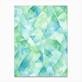 Abstract Watercolor Pattern Canvas Print