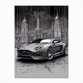 Jaguar Xj Canvas Print