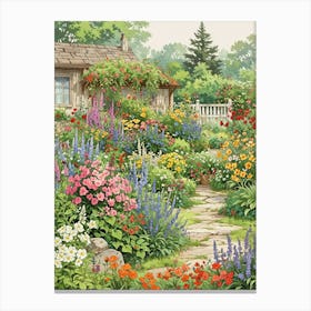 Gardener'S Cottage Canvas Print