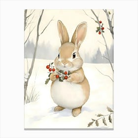 Snow Bunny 6 Canvas Print