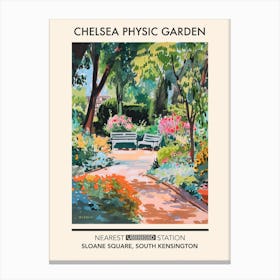 Chelsea Physic Garden London Parks Garden 8 Canvas Print
