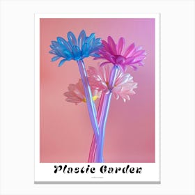 Dreamy Inflatable Flowers Poster Cornflower 3 Canvas Print