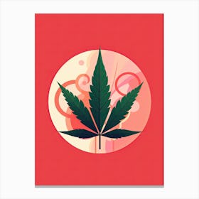 Marijuana Leaf, cannabis Canvas Print