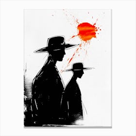 Silhouettes Canvas Print