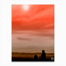 Sunset On A Hill 20200604789rt1pub Canvas Print