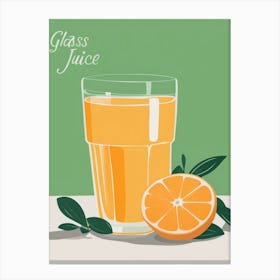 Glass Juice Canvas Print