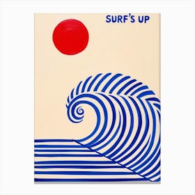 Surf'S Up 6 Canvas Print