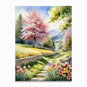 Spring Garden Canvas Print