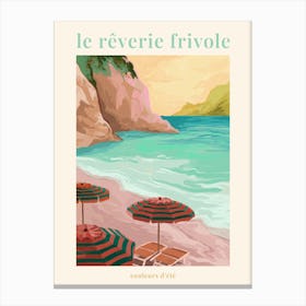 Le Rêverie Frivole - Beach Canvas Print