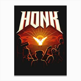 Honk gaming Canvas Print