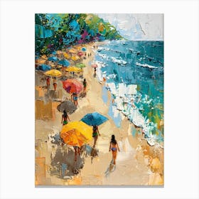 Colorful Beach 8 Canvas Print