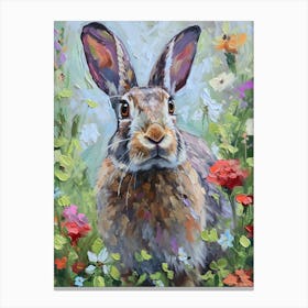 Rhinelander Rabbit Painting 3 Canvas Print