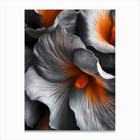 Hibiscus Flowers Canvas Print