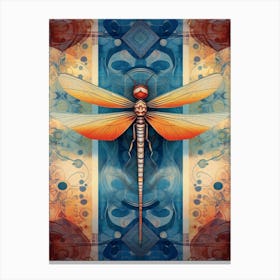 Dragonfly Geometric 2 Canvas Print