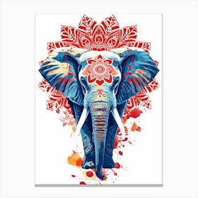 Elephant Mandala Canvas Print