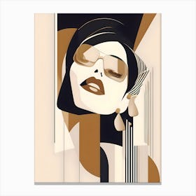 Art Deco Fashion (2) Canvas Print