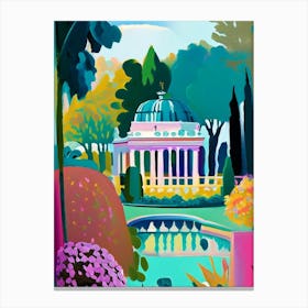 Schönbrunn Palace Gardens, 1, Austria Abstract Still Life Canvas Print