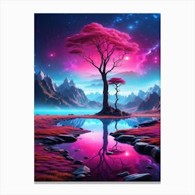 Tree In The Sky Canvas Print