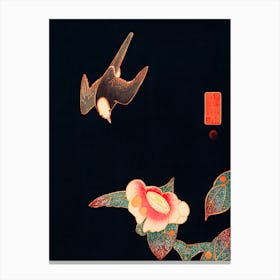 Swallow And Camellia, Itō Jakuchū Canvas Print