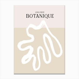 Galerie botanique no 10 Canvas Print