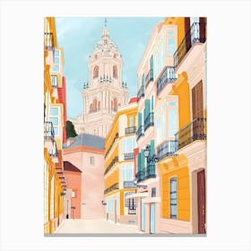 Malaga Spain Travel Canvas Print