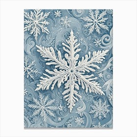 Snowflakes no2 Canvas Print