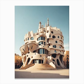 Gaudi'S House In Barcelona Canvas Print