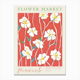 Flower Market 10 Canvas Print