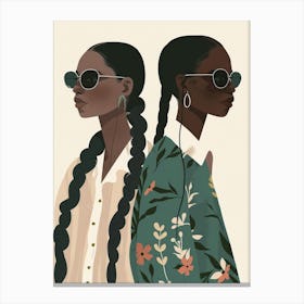 Two African Women 2 Canvas Print