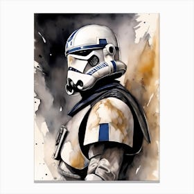 Captain Rex Star Wars Painting (5) Canvas Print