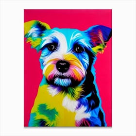 Coton De Tulear Andy Warhol Style dog Canvas Print